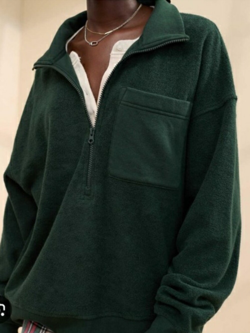 Aerie Softest Quarter Zip Sweatshirt